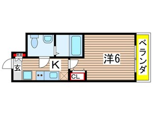 アリビオ立花の物件間取画像